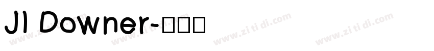 JI Downer字体转换